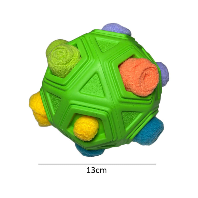 Interactive Puzzle Dog Toys Encourage Natural Foraging Skills Portable Pet Snuffle Ball Toy Slow Feeder Training Educational Toy