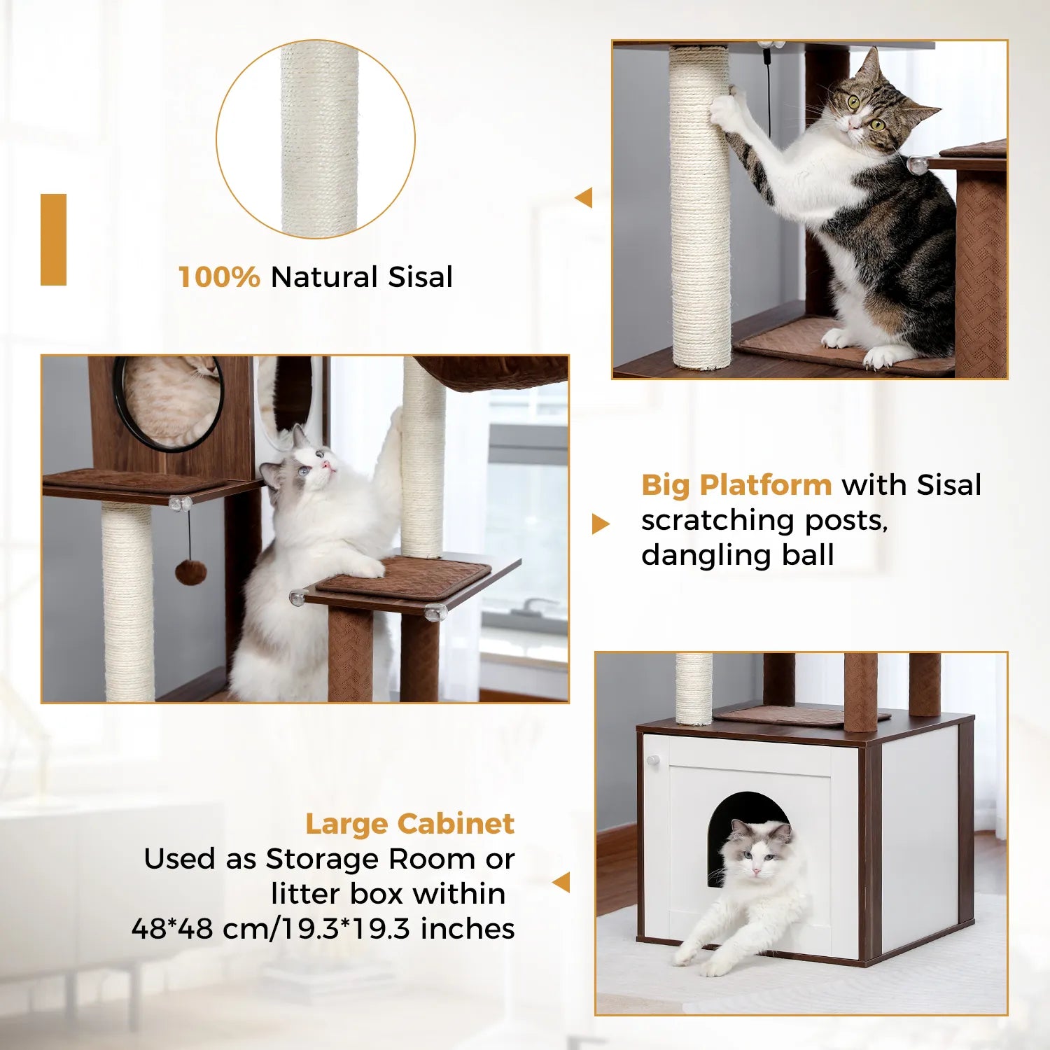 Luxury Cat Tree Combo