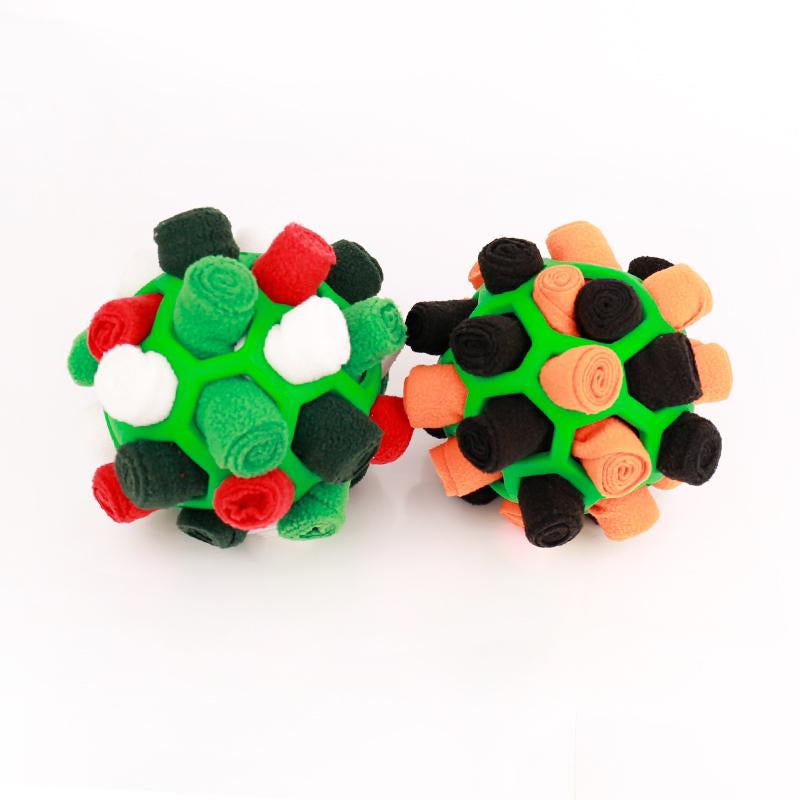 Interactive Puzzle Dog Toys Encourage Natural Foraging Skills Portable Pet Snuffle Ball Toy Slow Feeder Training Educational Toy