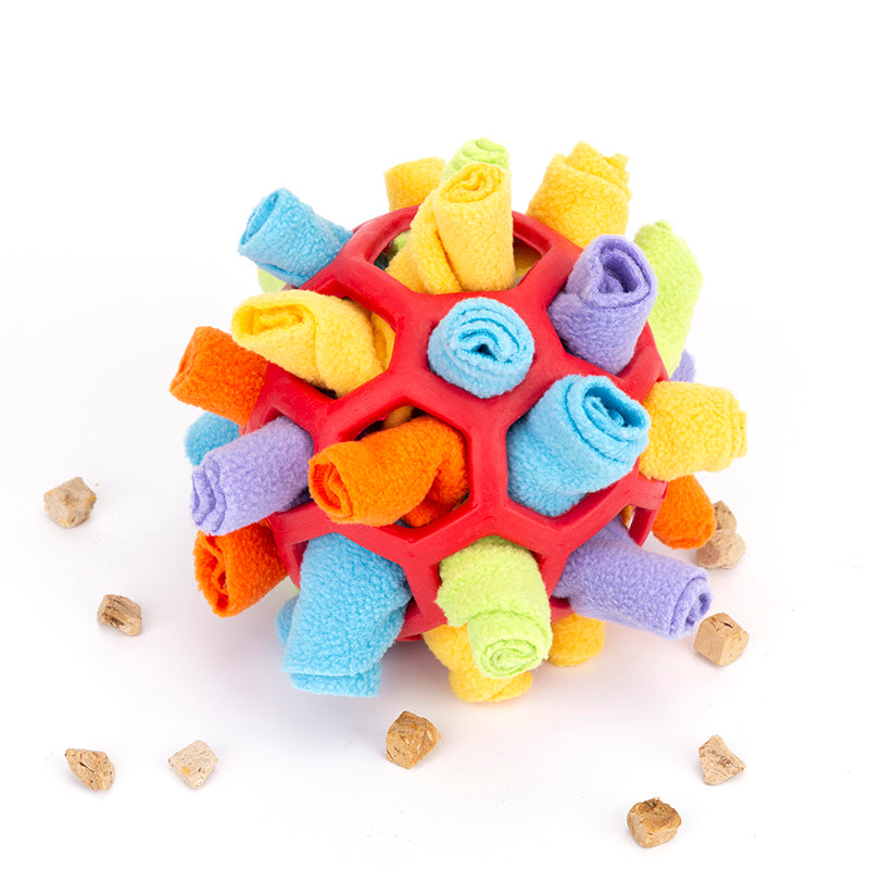 Interactive Puzzle Dog Toys Encourage Natural Foraging Skills Portable Pet Snuffle Ball Toy Slow Feeder Training Educational Toy