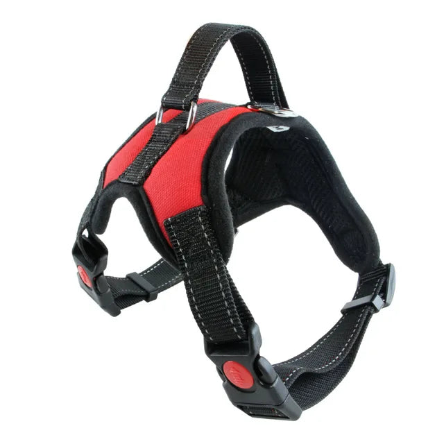 Nylon Heavy Duty Dog Pet Harness Collar Adjustable Padded Extra Large Medium Small Dog Harnesses Vest Husky Big Dogs Products