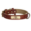 Personalized PU Leather Dog Collar 