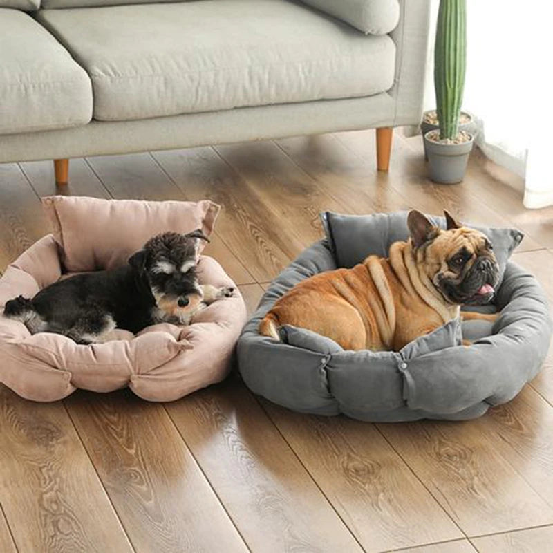 Thickened Dog Mat Soft Dog Bed Kennel Super Soft Puppy Cushion Mat Sleeping Bed Fluffy Comfortable Mat for Cat Dog Accessories