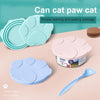 Portable Silicone Dog Cat Canned Lid Dog 2-In-1Food Sealer Spoon Pet Food Cover Storage Fresh-Keeping Lids Bowl Dog Accessories