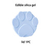 Portable Silicone Dog Cat Canned Lid Dog 2-In-1Food Sealer Spoon Pet Food Cover Storage Fresh-Keeping Lids Bowl Dog Accessories